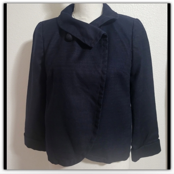 JCREW linen and cotton blend jacket size 8P - Picture 10 of 14